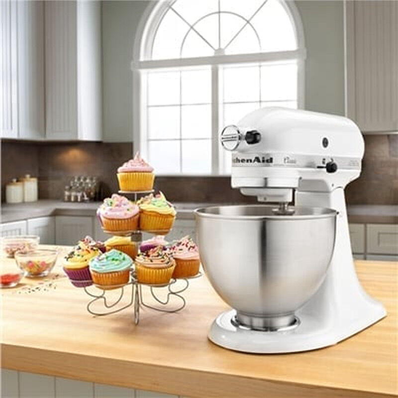 KitchenAid 5K45SS Classic Stand Mikser, 4.3 L, Beyaz - Görsel 9