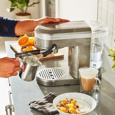 Kitchenaid 5KES6503EMS Artisan Proline Espresso Kahve Makinesi, Gri - Görsel 5