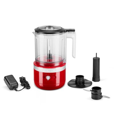 KitchenAid 5KFCB519EER Kablosuz Mutfak Robotu, 1.19 L, İmparatorluk Kırmızısı - Görsel 4