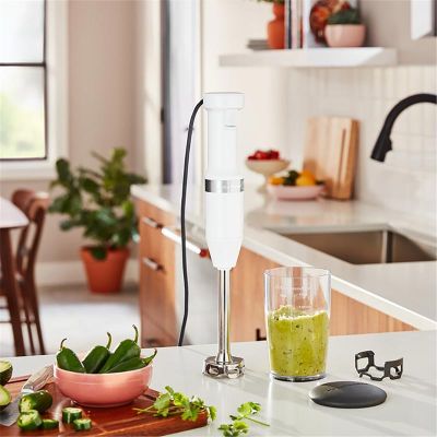 KitchenAid 5KHBV53EWH Classic El Blenderı, Beyaz - Görsel 4