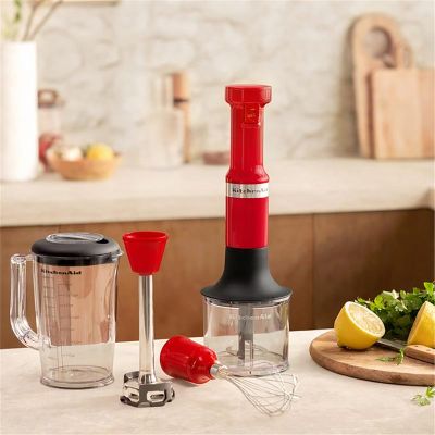 KitchenAid 5KHBV83EER Aksesuarlı El Blenderi, İmparatorluk Kırmızısı - Görsel 3