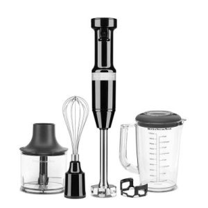 KitchenAid 5KHBV83EOB Aksesuarlı El Blenderi, Siyah
