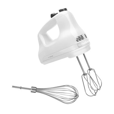 KitchenAid 5KHM5110EWH Classic 5 Hızlı El Mikseri, Beyaz - Görsel 4