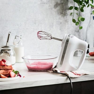 KitchenAid 5KHM5110EWH Classic 5 Hızlı El Mikseri, Beyaz - Görsel 5