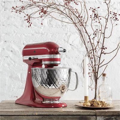 KitchenAid 5KSM156QPECA Artisan Stand Mikser Gümüş Kase, 4.8 L, Elma Şekeri - Görsel 3