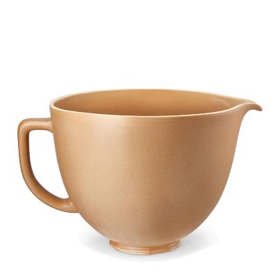 KitchenAid 5KSM2CB5PFC Classic 4.8 L Gövde için Seramik Karıştırma Kasesi, Krem