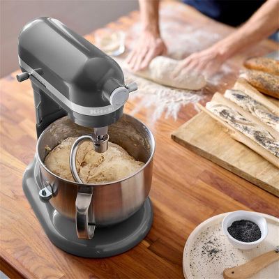 KitchenAid 5KSM70SHXEMS Artisan Kaldırılabilir Kaseli Stand Mikser, 6.6 L, Gri - Görsel 6