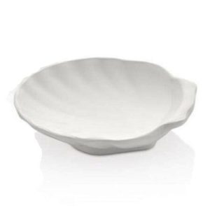 Külsan Thermoset Ramekin, Minimal, İstiridye Model, 10.5 cm, 80 ml, Beyaz