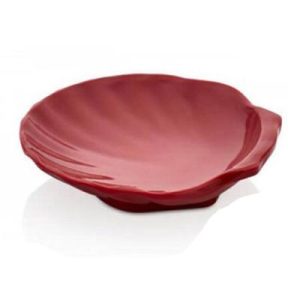 Külsan Thermoset Ramekin, Minimal, İstiridye Model, 10.5 cm, 80 ml, Kırmızı