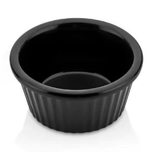 Külsan Thermoset Ramekins, Minimal, 5.8 cm, 30 ml, Siyah