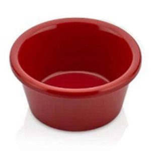 Külsan Thermoset Ramekins, Minimal, 5.8 cm, 2.7 cm Yükseklik, 30 ml, Kırmızı