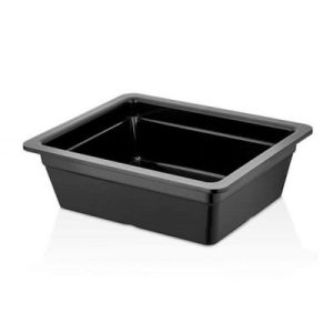 Külsan Thermoset GN 1/2-100 mm Gastronorm Küvet, 5.1 L, Siyah
