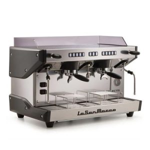 La San Marco Delecta Tam Otomatik Espresso Kahve Makinesi, 2 Gruplu, Siyah