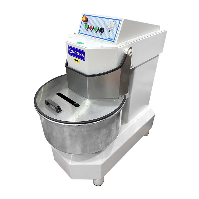 Mateka SPK 900T Spiral Hamur Yoğurma Mikseri, Kasnaklı, 200 kg, 380V