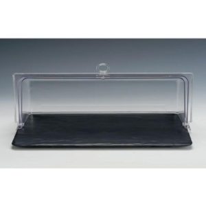 Zicco ZCP-769 Polikarbon Rolltop Kapaklı Melamin Altlı Muhafaza Kabı, GN 1/1, 32x52 cm