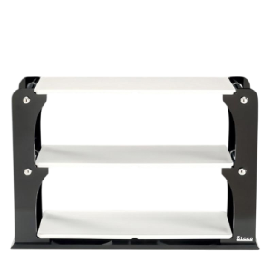 Zicco ZCP-743 3 Katlı Melamin Tepsili Teşhir Standı, 20x57 cm