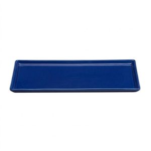 Zicco K-2044 Melamin Teşhir Tabağı, 18x35 cm, Mavi