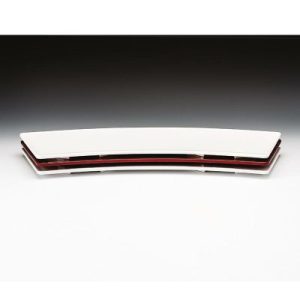 Zicco K-2015 Melamin Teşhir Tabağı, 19x56 cm, Beyaz