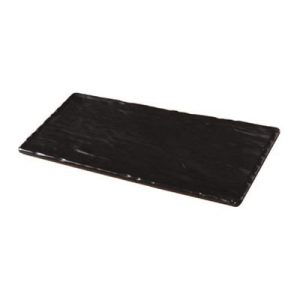 Zicco K-2052 Melamin Teşhir Tabağı, 19x64.5 cm, Siyah