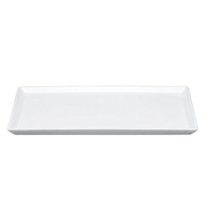 Zicco K-2045 Melamin Teşhir Tabağı, 25x35 cm, Beyaz