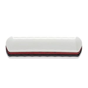 Zicco K-2055 Melamin Teşhir Tabağı, 25x43 cm, Beyaz