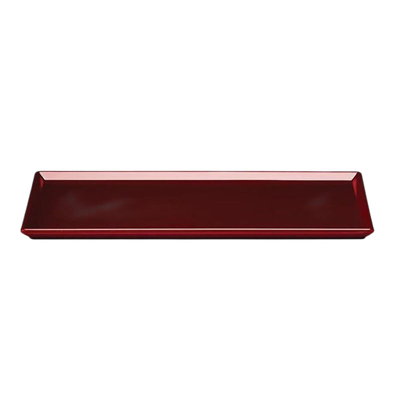 Zicco K-2044 Melamin Teşhir Tabağı, 18x35 cm, Kırmızı