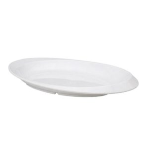 Zicco K-2200 Melamin Kayık Model Teşhir Tepsisi, 26x40x4 cm, Beyaz