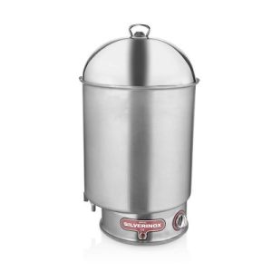 SilverInox 2046 Mısır Haşlama Kazanı, Elektrikli, 23 L