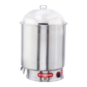 SilverInox 2047 Mısır Haşlama Kazanı, 36 L, Elektrikli