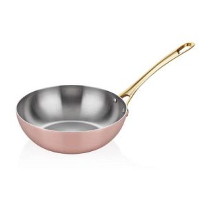Altınbaşak Multi Metal Wok Tava, 26 cm, Bakır