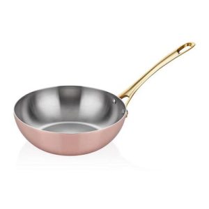 Altınbaşak Multi Metal Wok Tava, 28 cm, Bakır