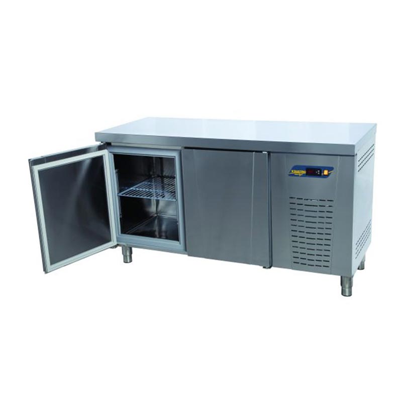 Ndustrio TPS-62-WOBS Tezgah Tip Snack Buzdolabı, Sırtsız, 2 Kapılı