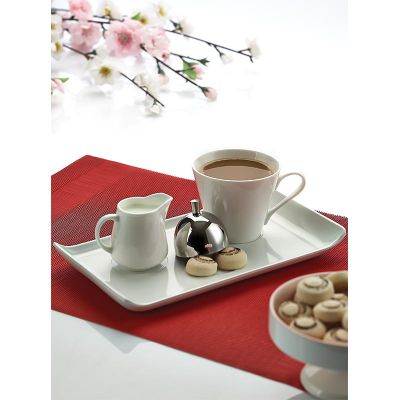 Biradlı BRD-406410 Dikdörtgen Nescafe Servis Takımı, 26x14.50 cm - Görsel 2