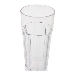 Bora Plastik BO759 Kırılmaz Oluklu Bardak, Polikarbonat, 470 ml