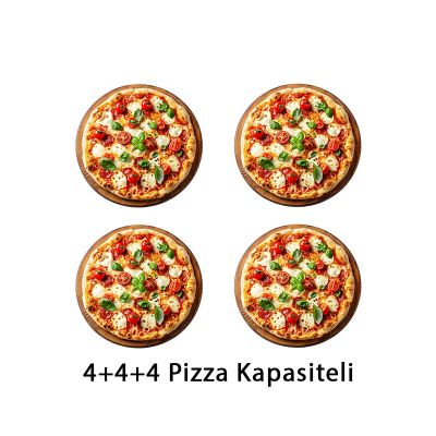 Omake FPZ01.E31 25 cm x 12 Adet Kapasiteli 3 Katlı Pizza Fırını, Elektrikli - Görsel 2