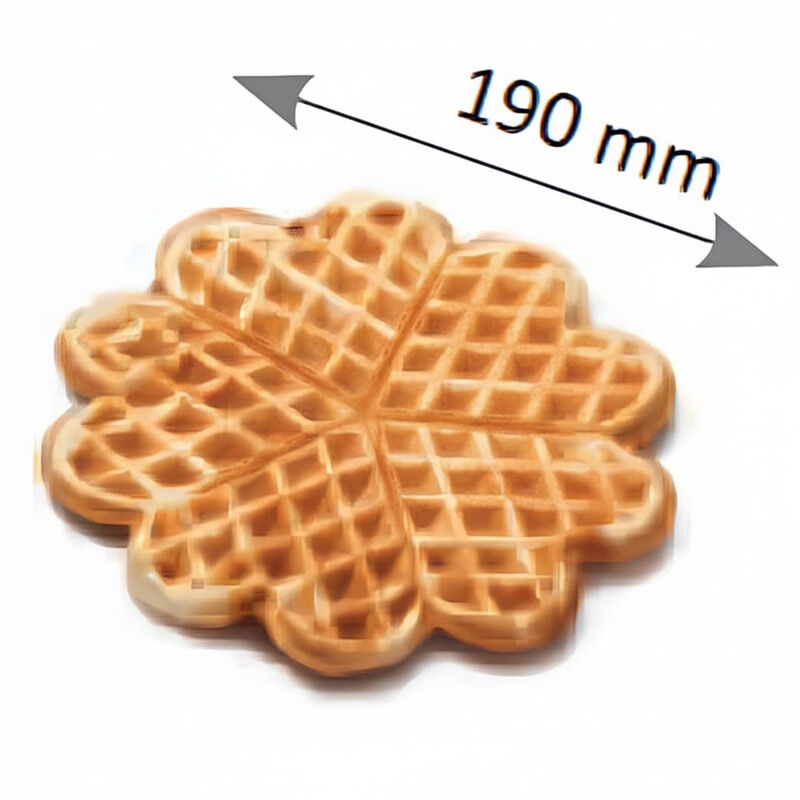 Omake WFL21.E12 Z5F Zamanlayıcılı Küçük Çiçek Model Tekli Waffle Makinesi, Elektrikli - Görsel 3