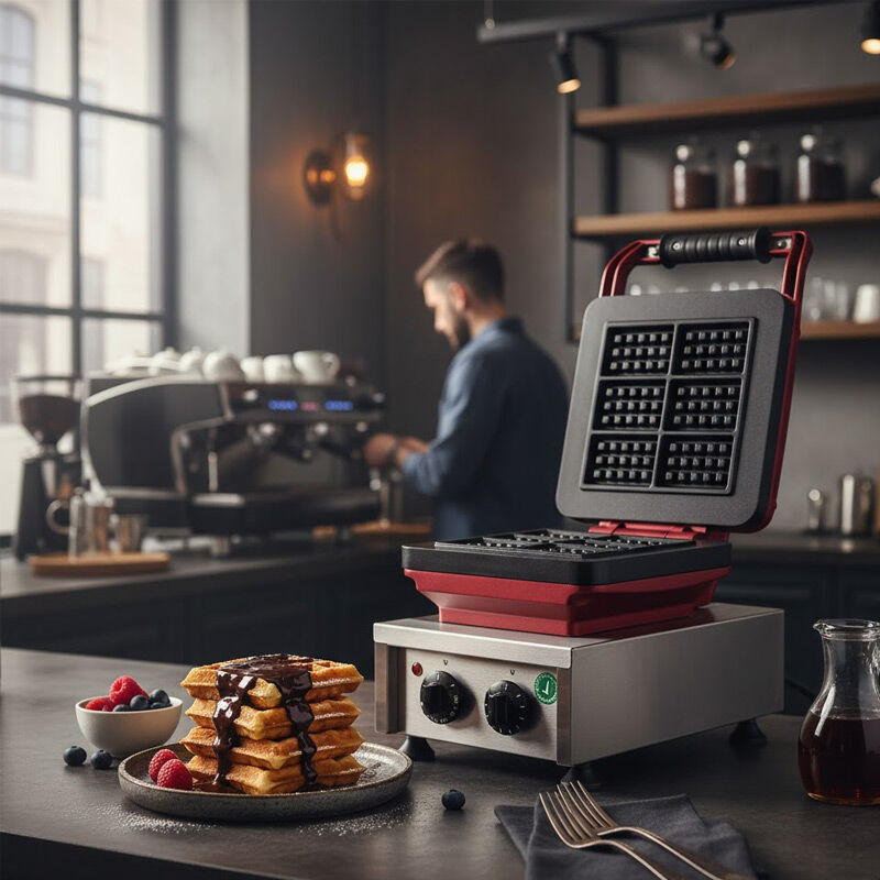 Omake WFL21.E12 Z5F Zamanlayıcılı Mini Belçika Waffle Makinesi, Elektrikli - Görsel 2