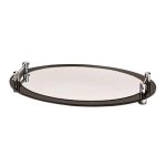 Zicco ZCP-588 Aynalı Oval Teşhir Standı, 60x40 cm