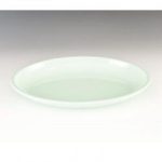 Zicco K-2036 Oval Melamin Teşhir Tabağı, 48x34x5.5 cm, Beyaz