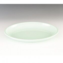 Zicco K-2036 Oval Melamin Teşhir Tabağı, 48x34x5.5 cm, Beyaz