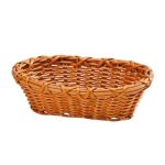 Zicco B-0V4153 Plastik Oval Ekmek Sepeti, 18x23x7 cm