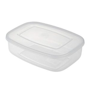 Bora Plastik Oval Saklama Kabı, No: 1, 0.7 L