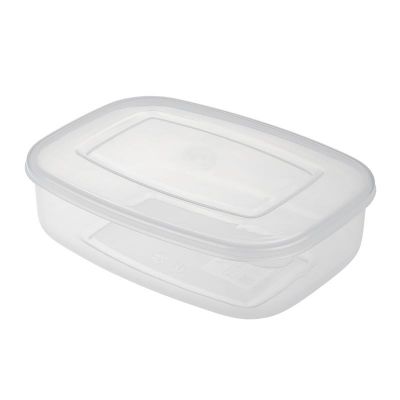 Bora Plastik Oval Saklama Kabı, No: 1, 0.7 L