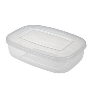Bora Plastik Oval Saklama Kabı, No: 2, 2.1 L