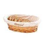 Zicco JN-2517 Oval Ekmek Sepeti, 24x17x7 cm, Açık Renk