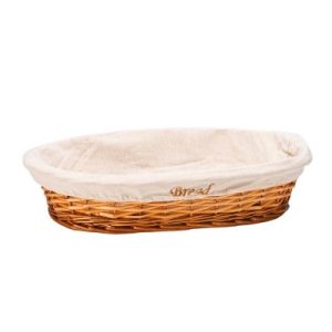 Zicco JN-5540 Dikdörtgen Ekmek Sepeti, 55x40x12 cm, Açık Renk