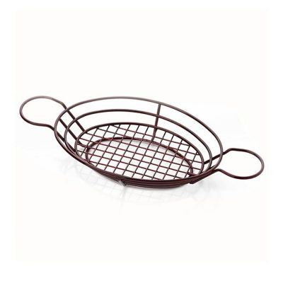 Altınbaşak Oval Sunum Sepeti, 28x20x6 cm