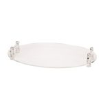 Zicco ZCP-583 Akrilik Oval Teşhir Standı, 60x40 cm