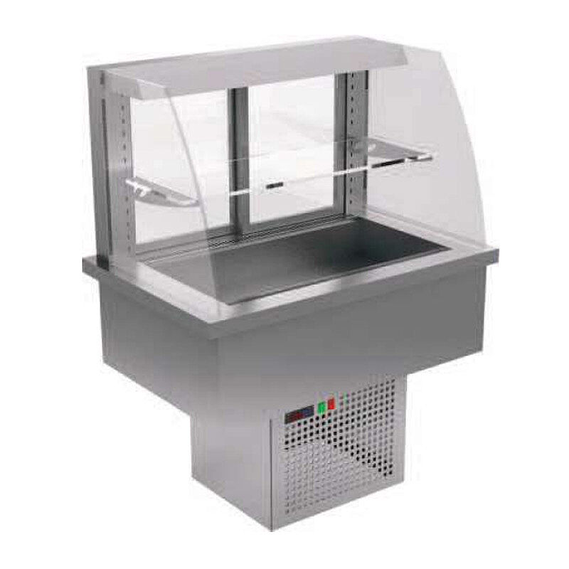 Öztiryakiler Ankastre Mini Sıcak Self Servis Teşhir Dolabı, 180 L
