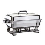 Öztiryakiler Normal Kapaklı Chafing Dish, GN 1/1, Jel Yakıt + Elektrikli